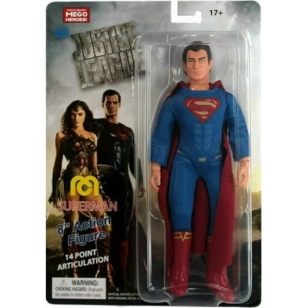 UPC: 0850025246910 | Superman Henry Cavill Justice League Mego Action Figure