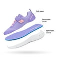 thumbnail image 3 of Kids Sneakers Girls Boys Running Shoes Outdoor Indoor Sports Athletic Shoes Dream Pairs CONTACT-K PURPLE/PINK Size 1, 3 of 5
