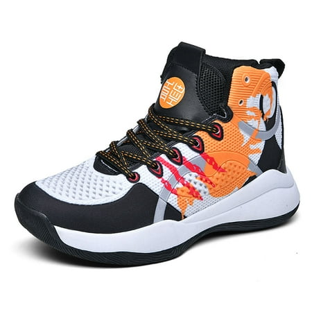 

Engtoy boys girls High Top BasketballShoes for Kids Breathable Lightweightspring autumn Child Sneakers RunningShoes Fashion camouflage School Shoes Little/BigKids