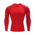 thumbnail image 1 of Tights Long-sleeved Fitness Clothes Men's Running Sports Quick-drying Compression Clothes High-elastic Top Basketball Sports Compression Clothes, 1 of 6