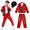 michael costume, variant on Red Leather Jacket Pop Star Costume for Kids,80s Disco Outfits for Boys,Retro Rockstar Costume Boys with wig,80s Party Wear,Halloween Costumes for Kids (RED,10-12 Years)-24