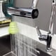thumbnail image 2 of Scienceny Grifo de cocina en cascada, práctico y multifuncional, 3 modos de salida de agua, moderno Herramientas eléctricas negro, 2 of 6