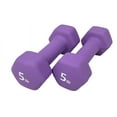 rainforest-basics-2-pairs-5-lb-8-lb-10lb-neoprene-hex-dumbbell