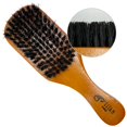 thumbnail image 2 of Titan Club Wave Brush for Men - 100% Natural Boar Bristles, Durable Wooden Handle, Smoothing Brush for All Hair Types, Restores Shine and Waves, 2 of 6