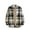 Black, variant on ZRGHAOYLQ Mens Big And Tall Plaid Flannel Jacket Plus Size Button Down Long Sleeve Shirts Tops Lapel Collar Shacket Jackets