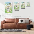 thumbnail image 5 of Maltese Hello Spring Time Flower Floral Nature Vertical Matte Canvas Poster Maltese Dog Lover Gifts Idea Wall Art Home Decor - 02031, 5 of 5