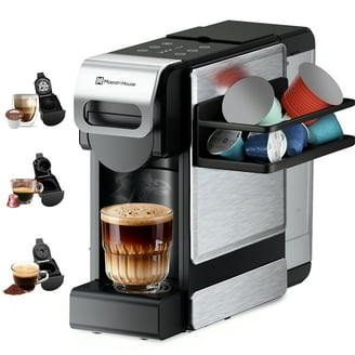 Breville Nespresso Essenza Mini Single-Serve Machine in Pure White
