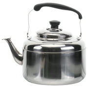 WhiteBeach 1Pc Stainless Steel Thicken Whistle Teakettle Home Water Boiling Kettle Silver