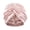Light Pink, variant on Soumake Adjustable Knotted Satin Hair Bonnet Double Layer Hair Wrap Women Hair Care Turban Satin Sleep Hat for Curly Straight Hair