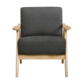 thumbnail image 3 of Lexicon Fauteuil d'Appoint Texturé Damala en Gris Foncé, 3 of 10