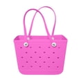 thumbnail image 2 of Bolsa de playa bolsa de almacenamiento bolso de Color sólido impermeable Eva agujero bolsa de almacenamiento grande, bolsa de mano al aire libre bolsas de viaje portátiles, 2 of 2