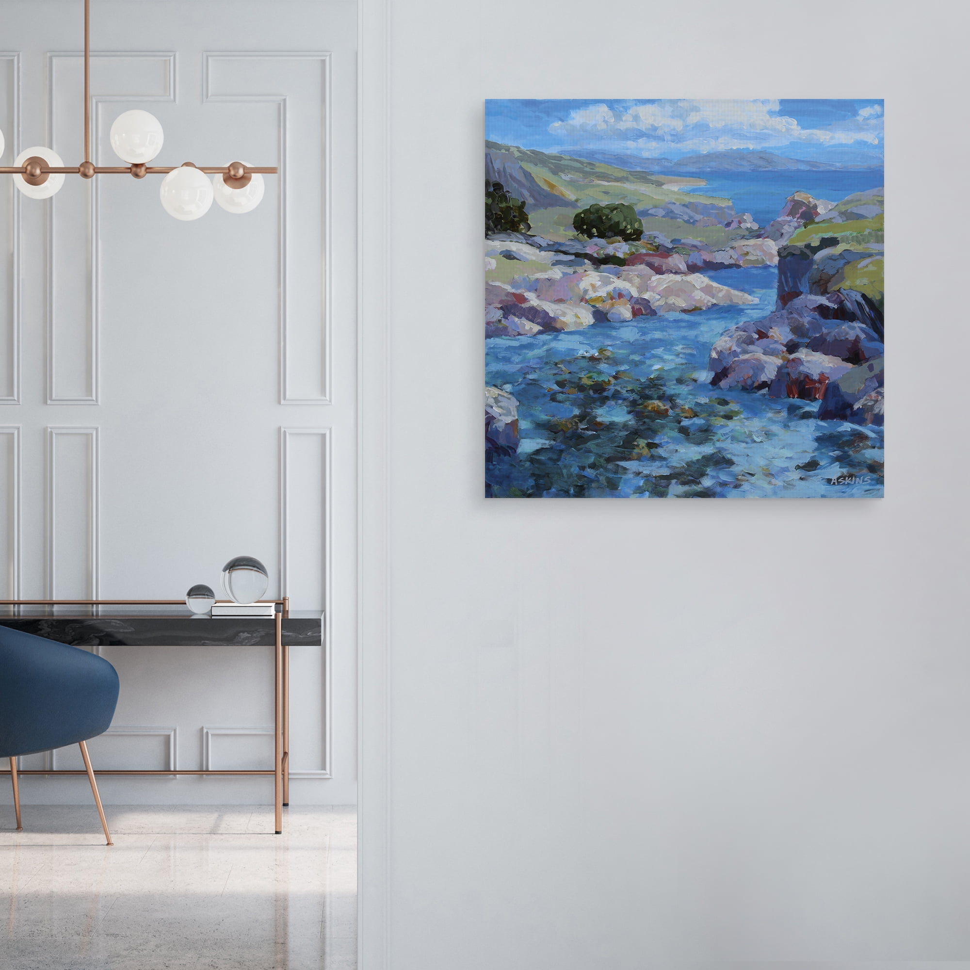 Inlet by Julian Askins Canvas Art Print