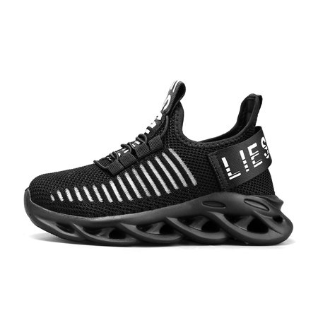 

Boys Breathable Striped Sneakers