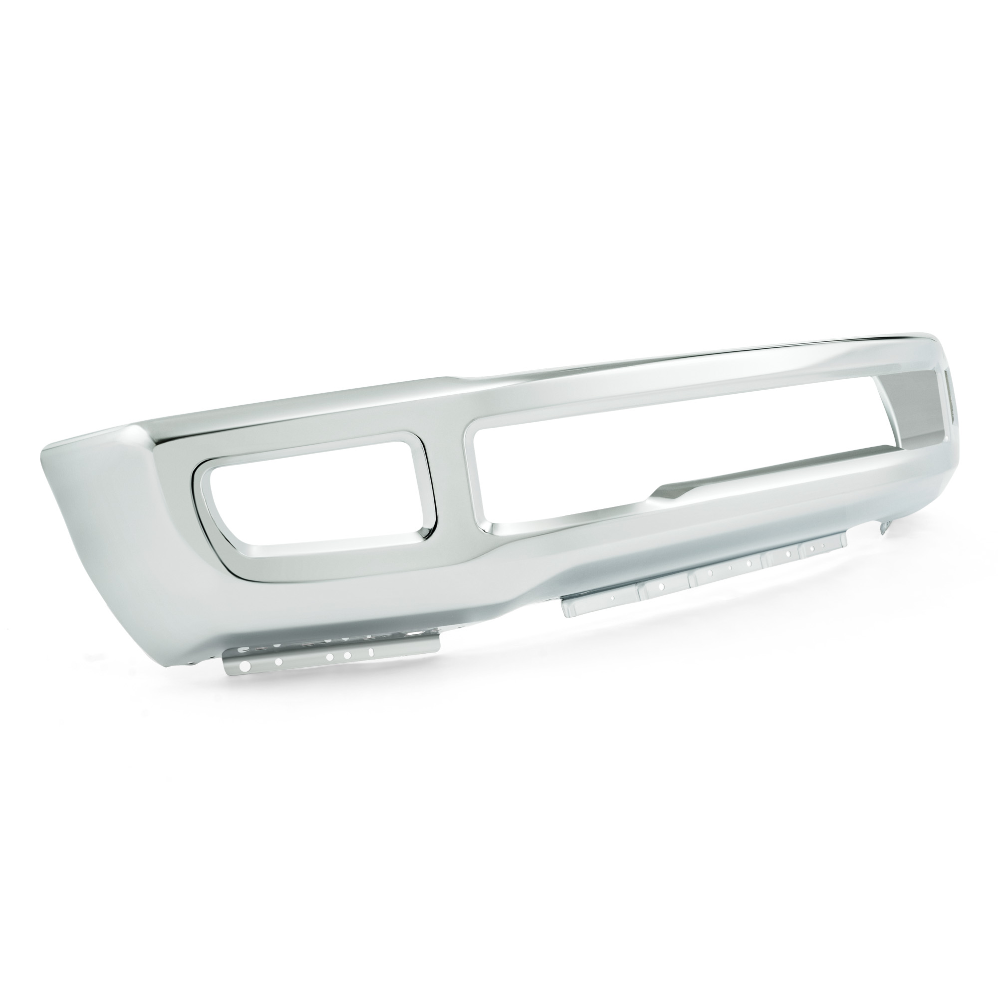 Replacement Front Bumper for 2017-2019 Ford F250 F350 w Fog Holes Chrome