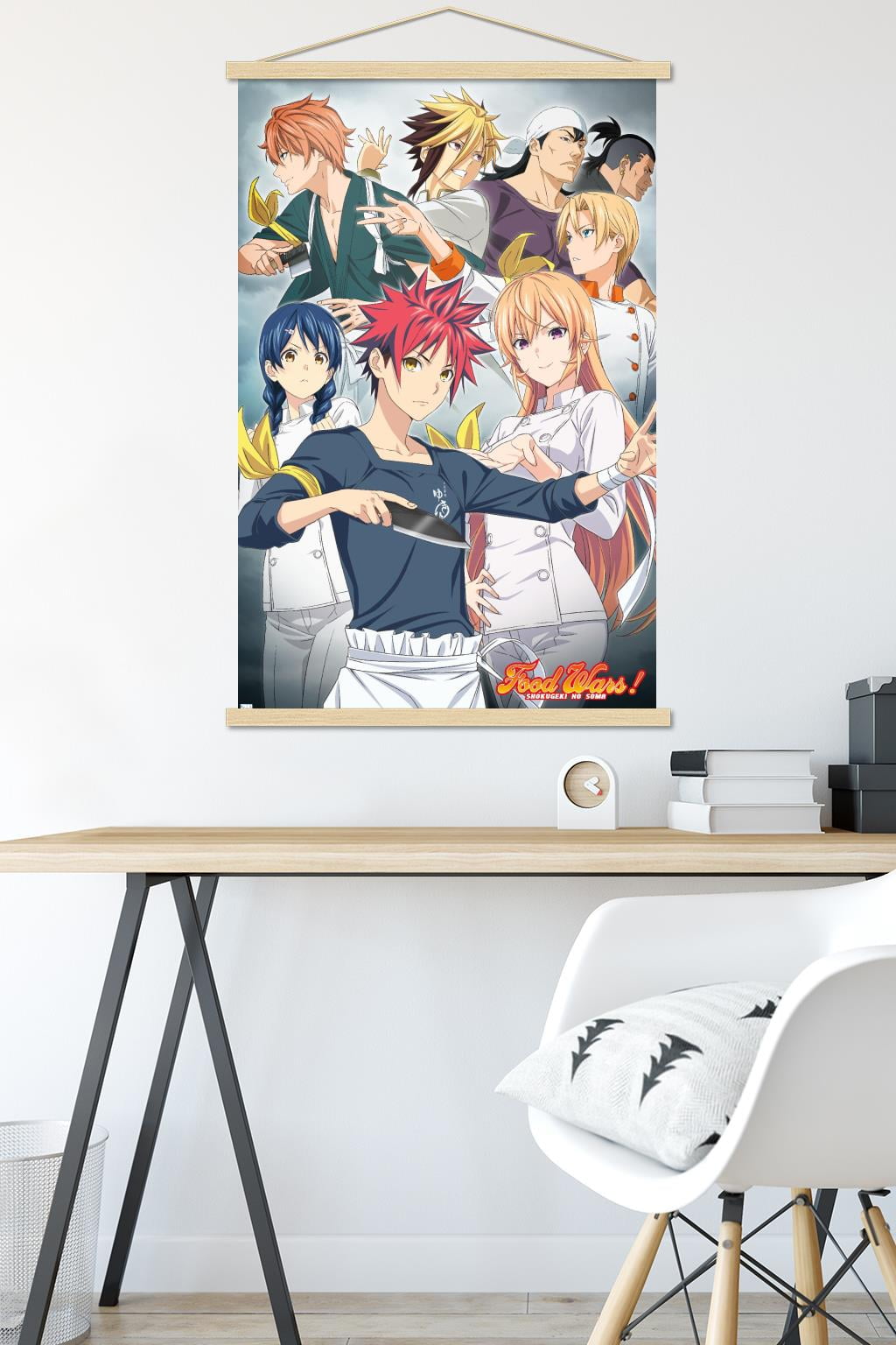 Sōma Yukihira Food Wars: Shokugeki No Soma Posters Tin Signs Retro Metal  Movie Tins for Bar Pub Home Cafes Wall Decor, 8X12 Inch (20X30 CM)