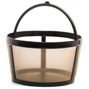 THE ORIGINAL GOLDTONE BRAND Reusable Basket-style 4-8 Cup Coffee Filter with Handle.