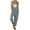 Gray, variant on Aoochasliy Womens Pants Clothes Fall Fashion Ethnic Style Printing Buttons Pocket Suspender Jumpsuit