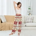 thumbnail image 5 of FORMRS Women's Pajama Pants with Pockets Soft Comfy Loungewear Sleep Bottom, Sizes S-2XL, Beige Christmas Tree Pattern, 5 of 8