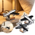thumbnail image 2 of Airplane Shaped Car Interior Diffuser Long Lasting Scent Eliminator for Automotive Use Portable Aluminum Aviation Theme 10ml, 2 of 7