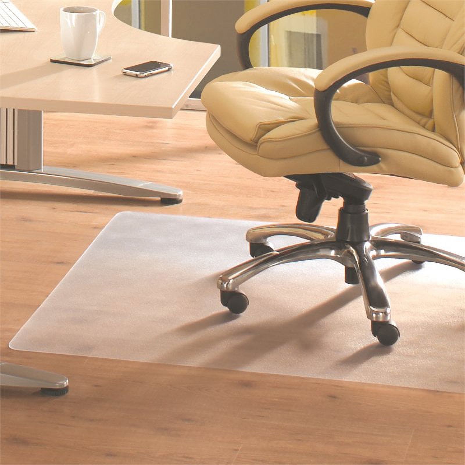 Advantagemat® Phthalate Free Vinyl Rectangular Chair Mat for Hard Floor - 36" x 48" - image 3 of 8