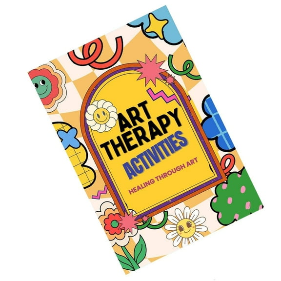 WE-POLUJ Guided Art Therapeutic Paper Notebook Writing Journal Emotional WellnessWorkbook