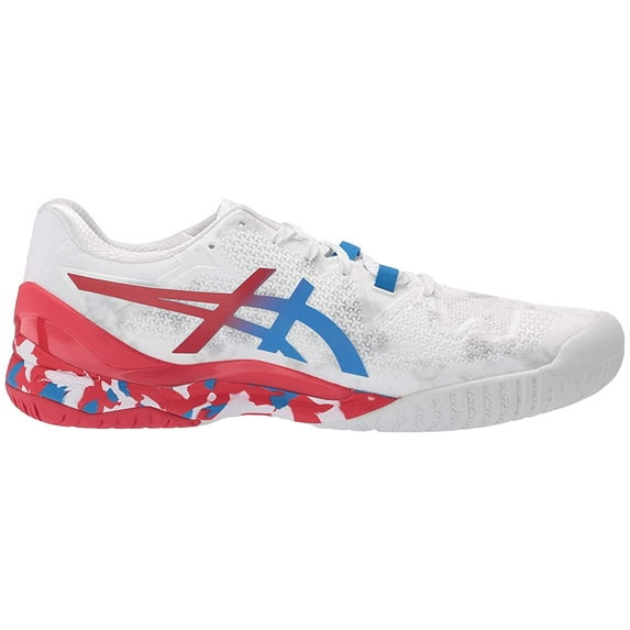 ASICS Gel-Resolution 8 White/Electric Blue