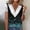 #0234-Multicolor, variant on Puyaiuu Women Casual Button Down Tops, V-Neck Short Sleeve Blouses with All Over Fold Print, Lightweight Stretchy Shirts for Spring Summer, Daily Wear Party Vacation Outfits Gift