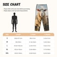 thumbnail image 2 of Salouo Cute Prairie Sheep Herd Print Women's Pajama Pants Casual Loose Sweatpants PJs Flowy Pants Drawstring Palazzo for Women Wide Leg Pants Lounge Pajama -X-Large, 2 of 8
