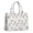 White Forest Pattern, variant on Large Capacity Tote Bag,White Forest Pattern Handbag Fashion Luxury Tote Bag,15.7"x13"x 5.1" Inches,Laptop Compatible