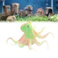 thumbnail image 3 of Aquarium Modeling Night Fluorescent Simulation Octopus Artificial Suction Cup Fish Tank Decoration Gift (Green), 3 of 7