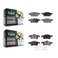 thumbnail image 1 of TEC Front Rear Ceramic Brake Pads Kit for Car Ford Escape Transit Connect KTC-100272, 1 of 10