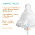 thumbnail image 5 of Evenflo Feeding Balance + biberones de vidrio de cuello ancho - 6 oz, paquete de 3, 5 of 5