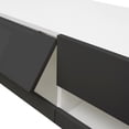 thumbnail image 6 of Canddidliike Wall Mounted Floating TV Stand with 20 Color LEDs for TV's up to 80", Dark Grey, 6 of 10