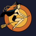 thumbnail image 3 of CafePress - Retro Witch Zip Hoodie - Zip Hoodie, Classic Hooded Sweatshirt with Metal Zipper, 3 of 4