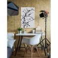 thumbnail image 3 of Marmont Hill "Grey Leaves" by Katarina Snygg Painting Print on Wrapped Canvas, 3 of 7