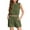 Green, variant on KAUOD Girl's 2 Piece Outfits Sleeveless Round Neck Tank Top and Shorts with Pockets Casual Summer Shorts Sets Take off My Girl