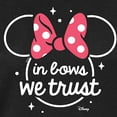 thumbnail image 3 of Disney - Minnie Mouse - In Bows We Trust - Juniors Fitted Graphic T-Shirt, 3 of 5