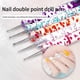 thumbnail image 4 of 5PCS Juego de Rotuladores de Doble Punta - Mango Acrílico, Punta de Metal, para Manicura, Rhinestone Picking, Nail Art, 4 of 8