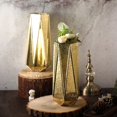 thumbnail image 2 of Efavormart 2 Pack 11" Gold Mercury Glass Vases Geometric Vases Flower Centerpieces, 2 of 11