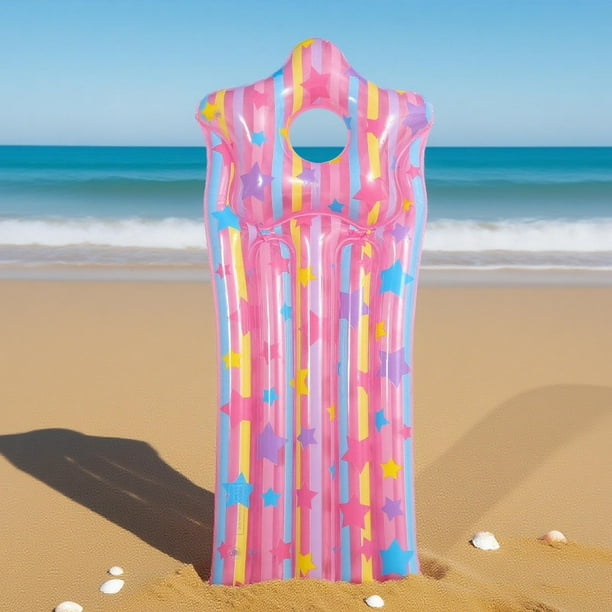 Tabla de surf inflable para niños, tabla de surf portátil, tabla de bodyboard inflable para piscina, balsa de surf Rosa
