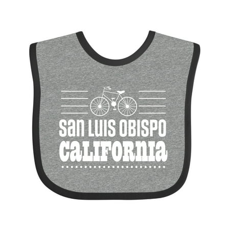 

Inktastic San Luis Obispo California Biking Cyclist Boys or Girls Baby Bib