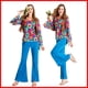 thumbnail image 2 of Disfraz de discoteca vintage para pareja de Halloween, vestido de mascarada hippie, 2 of 4
