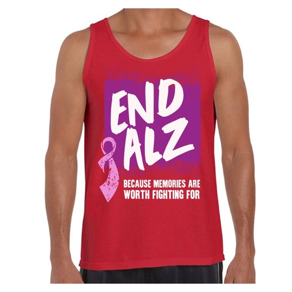 Awkward Styles Alzheimers Awareness Shirts Alzheimer Clothing for Men Endalz Tank Top for Men Alzheimer Shirts Alzheimers Awareness Clothes for Men Alzheimer Tank Top Endalz Tshirt Endalz Gifts
