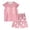 A77-Pink, variant on Toddler Baby Girls Summer Outfits Short Sleeve Cartoon Print T-Shirt Tops & Shorts Sets 2pcs Cute Baby Girls Cotton Summer Clothes For 1t 2t 3t 4t 5t 6t 7t Children,Oversized 6-7 Years