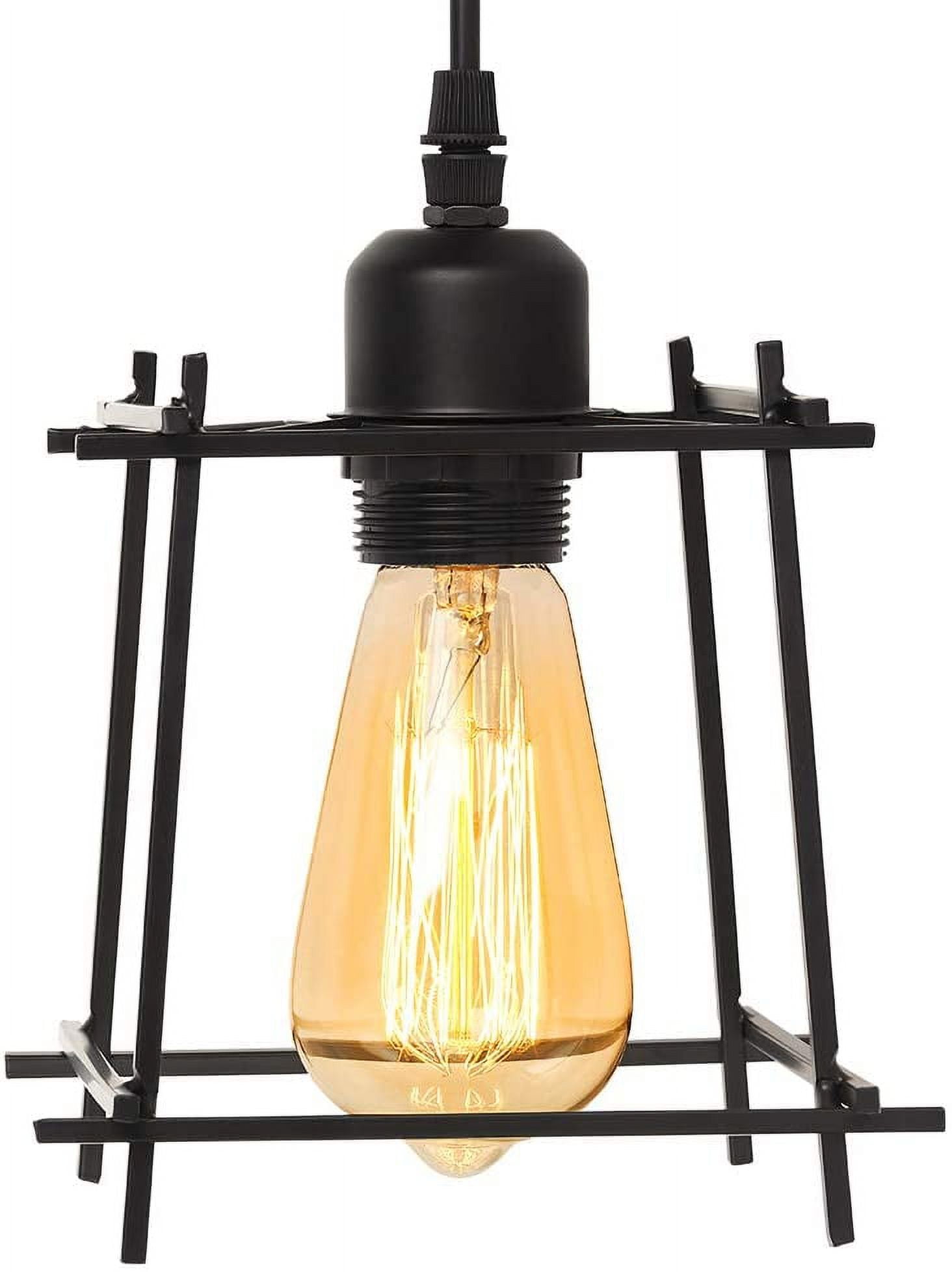 Oumilen Farmhouse 1 Light Ceiling Pendant Lights Black