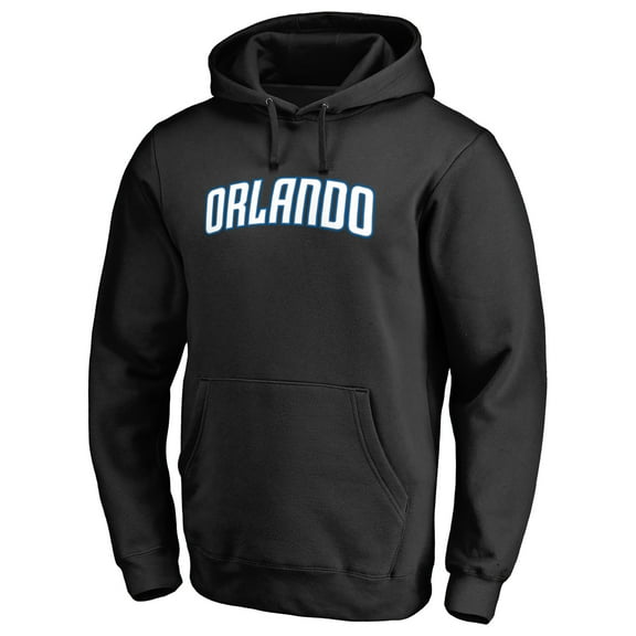 Men's Black Orlando Magic Alternate Logo Pullover Hoodie