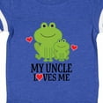 thumbnail image 4 of Inktastic My Uncle Loves Me Frog Boys or Girls Baby Bodysuit, 4 of 5