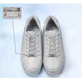 thumbnail image 6 of LUCKY STEP Rhinestone Fashion Glitter Sneakers Shiny Platform Shoes,Silver Rhinestone,Womens, 6 of 12
