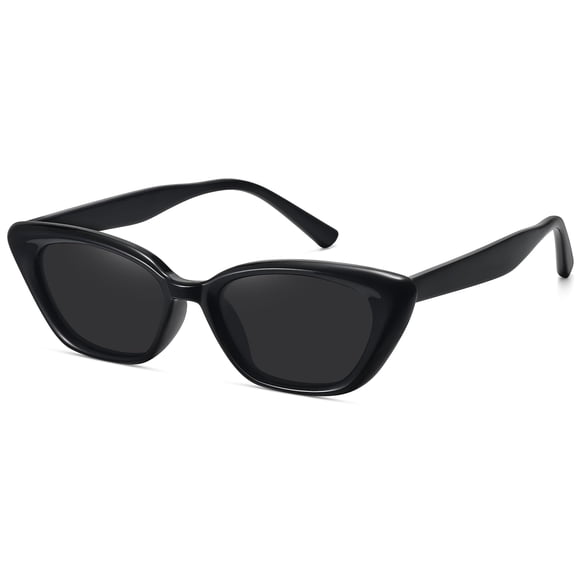 Gafas de sol WOWSUN pequeñas con forma de ojo de gato polarizadas para mujeres