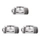 thumbnail image 3 of sweethay Cortador de huevos multifuncional Cortador de frutas de acero inoxidable Gadgets para rebanar Accesorios de cocina Plata 3piezas sweethay CBP134869, 3 of 8
